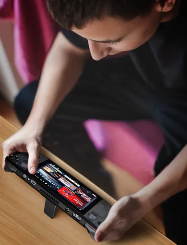 Vista 8 de annapro Protective Case for Steam Deck, TPU Protective Case with Kickstand, Non-Slip and Anti-Scratch Design Protective Cover Case Compatible with