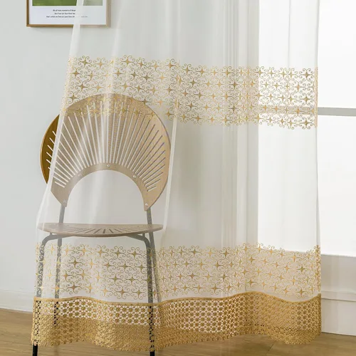 Vista 22 de VOGOL Cortina geométrica gris para dormitorio, patrón geométrico, 52 x 84 pulgadas, 2 paneles