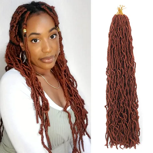 Vista 8 de Extensiones de cabello de ganchillo de 12 pulgadas de pelo sintético de ganchillo 1B, extensiones de cabello de ganchillo suaves