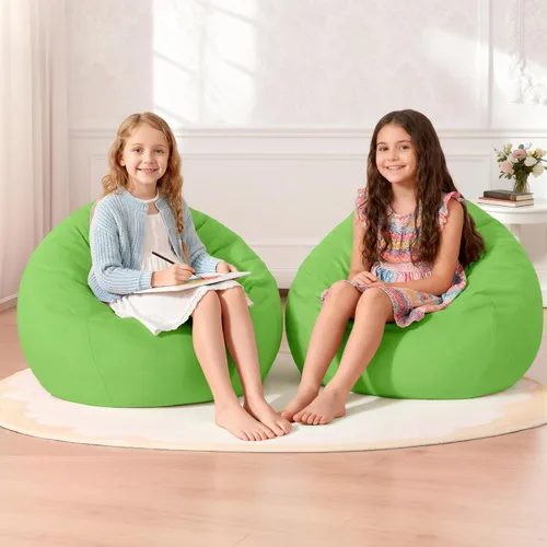 Vista 81 de Homguava Silla de Puf de 2 Pies: Pufs de 2' con Espuma de Memoria Rellenos, Cómodas Sillas de Puf Redondas con Funda de Terciopelo Holandés - Rosa