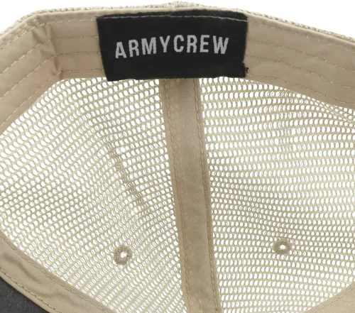 Vista 3 de Armycrew Gorra de malla de camionero lavada bordada con logotipo de la NASA XXL de gran
