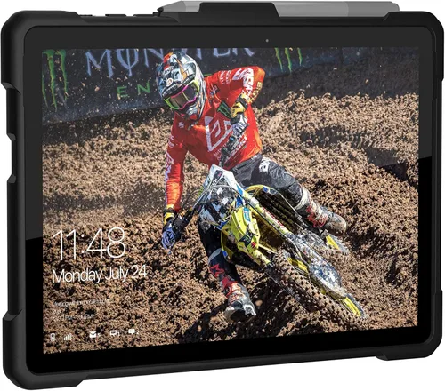 Vista 8 de URBAN ARMOR GEAR UAG - Funda para Microsoft Surface Go 4 / Surface Go 3 / Surface Go 2 / Surface Go (pantalla de 10.5 pulgadas) con correa de mano