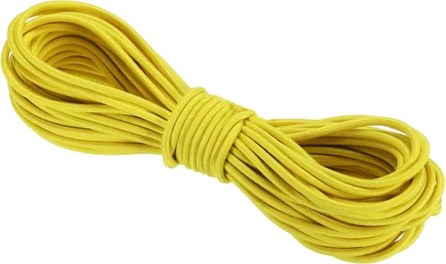 Vista 15 de PATIKIL Cuerda elástica elástica de 109 yardas (328.1 ft), cuerda elástica pesada de 0.059 in, albaricoque para manualidades, correas de gancho