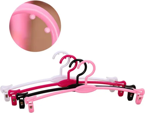 Vista 9 de Homoyoyo 15 Uds. Prácticas para el hogar para la tienda, ropa interior, vestidos de ropa interior, abrigo de secado negro con clips, sujetador