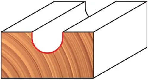 Vista 2 de Freud 18-100brocas para router, de 18 pulgadas de diámetro con vástago de 14 pulgadas.