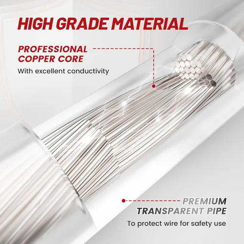 Vista 4 de RED WOLF - Arnés de cableado para altavoces de puerta delantera y trasera de auto compatible con Ford F150/250 Escape, Mustang, Mercury 2000-2014