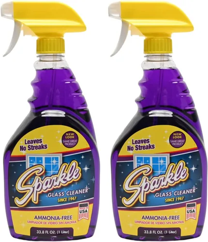 Vista 11 de Sparkle Limpiador de vidrio, sin amoníaco, 33.8 onzas líquidas (33.8 onzas líquidas, paquete de 6)