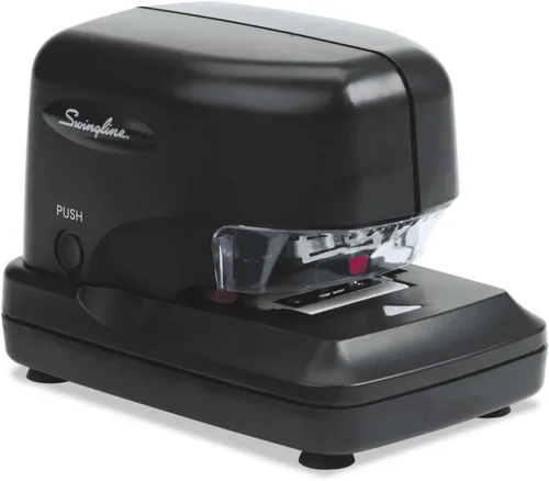 Swingline Grapadora eléctrica de cartucho, capacidad para 30 hojas, sin atascos, incluye 5000 cartuchos de grapas, negro (69008)