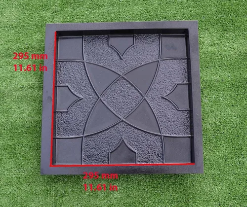 Vista 4 de Moldes de hormigón DIY Set 5pcs Moldes de plástico Fundición de hormigón pavimentación caminos de jardín Pavimento Piedra Patio S30