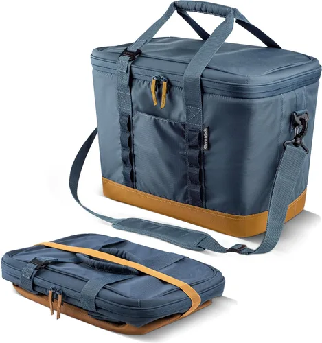 Vista 12 de CleverMade Collapsible Insulated Cooler Bag – Leakproof Soft Cooler for Beach, Travel, Car – Bottle Opener