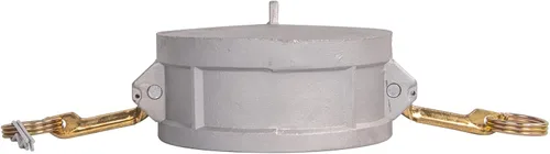 Vista 4 de 1 pieza de accesorios de bloqueo de leva de aluminio (parte de 4 pulgadas CC) de manguera de leva y ranura, tapa antipolvo con asas de latón