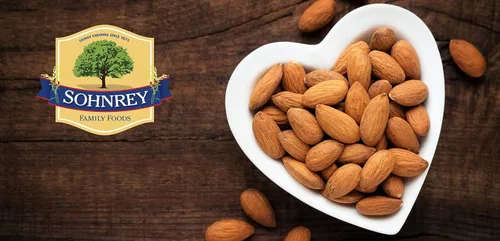 Vista 13 de Almendras tostadas pasteurizadas al vapor de Wasabi y salsa de soja de la granja familiar Sohnrey (paquete de 3)