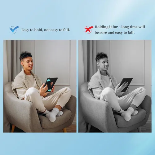 Vista 2 de Hand Strap Holder for Kindle eReaders, Handle Grip - Mint Green