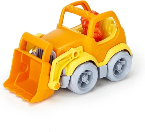 Camión de construcción de juguete, marca Green Toys, Amarillo/Naranja