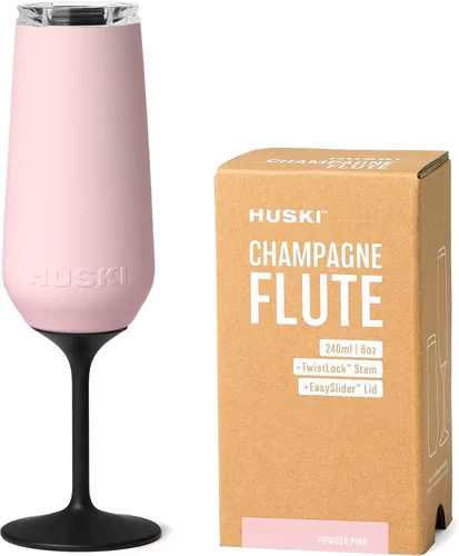 Vista 13 de Huski Copa de champán NUEVO Diseño galardonado con tallo desmontable Copa de champán de acero inoxidable premium con tapa Vaso aislante