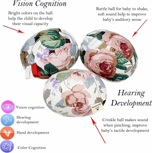 Vista 5 de Mamaroo Inserto para recién nacido hecho a mano 4moms Mamaroo Insert Swing Bolas de juguete de repuesto para Mamaroo Liner para Swing Mamaroo