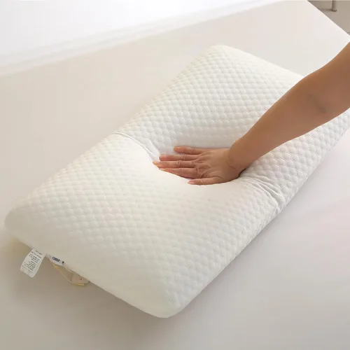 Vista 3 de CSDLF Almohadas de Cama de Espuma Viscoelástica, Almohada para Personas que Duermen de Lado y Boca Arriba, Almohada para Alivio del Dolor de Cuello