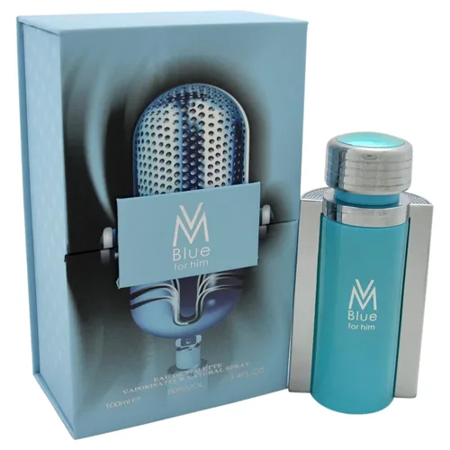 Victor Manuelle Vm Blue for Him for Men - Aerosol EDT, 3.4 onzas
