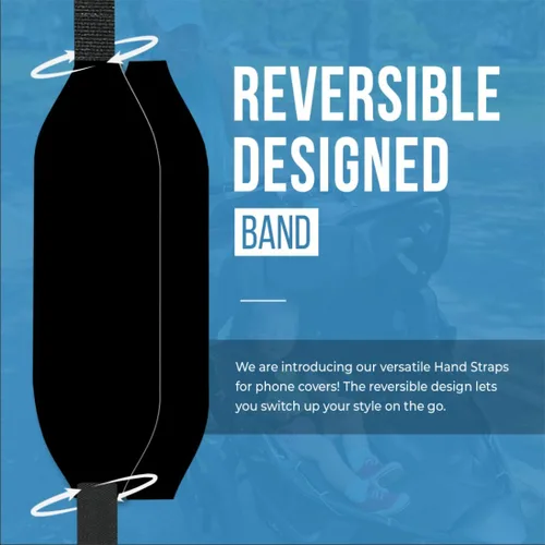 Vista 2 de Switchbands Correa de agarre universal para teléfono, soporte de teléfono personalizable para mano, agarre seguro de carga inalámbrica, correa