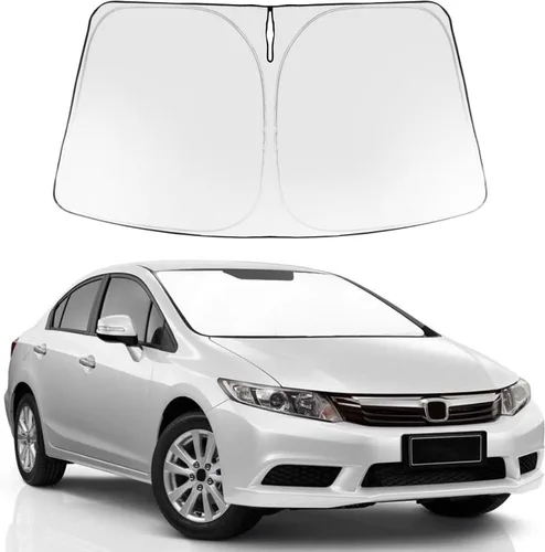 Vista 213 de Proadsy Parasol para parabrisas Rivian R1S 2022-2025 2026 de 4 capas plegable, protector de parasol frontal que bloquea los rayos UV, mantiene