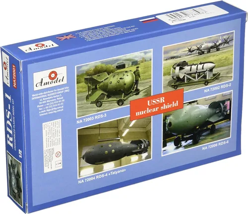 Vista 2 de A Model AMN72001 1/72 Ejército Soviético RDS-1 Bomba Nuclear Modelo Plástico