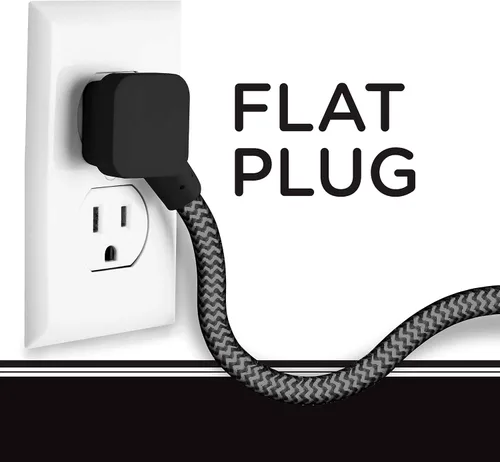 Vista 5 de Cable de extensión para estación de carga de USB Cordinate 41691, de diseño, conector múltiple con protección de sobrecarga eléctrica 2 tomas