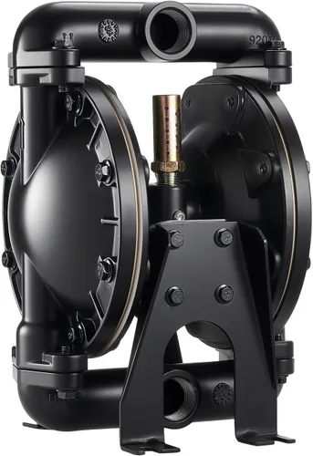 Vista 10 de VEVOR Bomba neumática de doble diafragma, 4.4 GPM, bomba neumática de transferencia de aceite residual de entrada y salida de 1-1/2 pulgadas, máximo