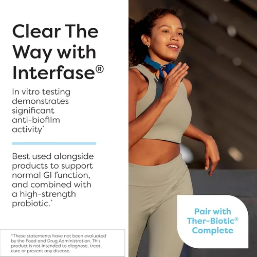Vista 3 de Klaire Labs SFI Health Interfase Plus - Combinación de enzimas para interrumpir la matriz de biopelícula + EDTA - Sistema gastrointestinal, flora