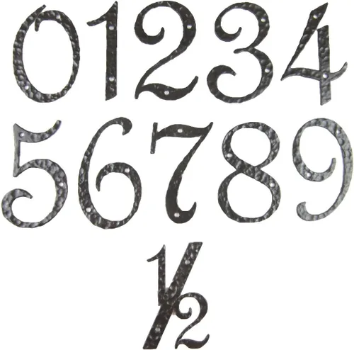 Vista 2 de Dirección de hierro forjado martillado rústico español 4 pulgadas 5 (bronce)