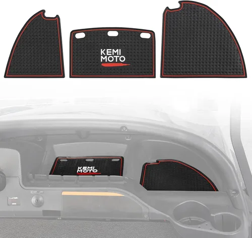KEMIMOTO Alfombrillas para carrito de golf compatibles con Club Car Precedent (2004-2023) y Onward&Tempo (2007-2023), accesorios para carrito de golf