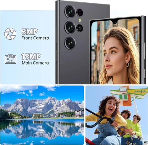 Vista 7 de OUKITEL Teléfono C61 Pro Android 15 – 6.88 pulgadas HD+ pantalla celular desbloqueado, 24 GB+256 GB/SD 1 TB, teléfono inteligente con batería