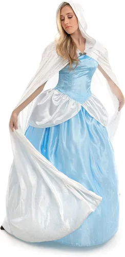 Vista 2 de Little Adventures Deluxe - Capa de terciopelo para adulto con capucha forrada