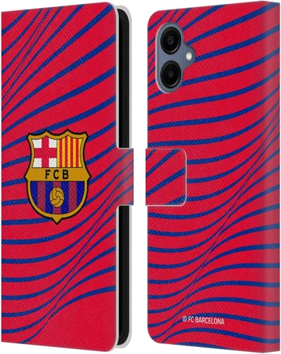Vista 135 de Head Case Designs Funda de piel con licencia oficial del FC Barcelona Barca Crest Graphics para Samsung Galaxy A06 4G