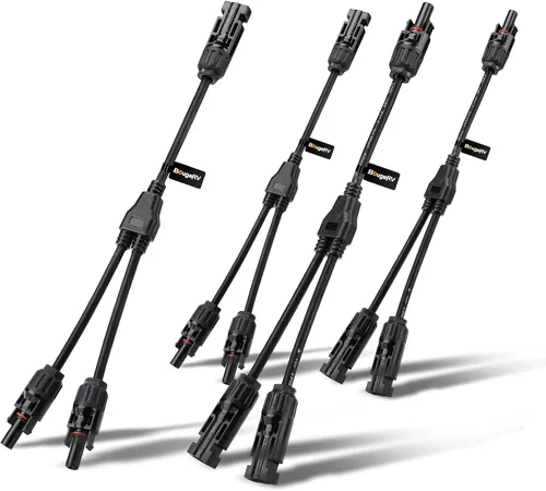 Vista 11 de BougeRV - Kit de herramientas de enchufe de cable adaptador paralelo para panel solar de derivación en Y