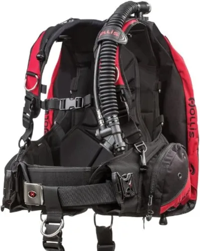 Vista 2 de Hollis HD200 BC/BCD peso integrado buceo compensador de flotabilidad
