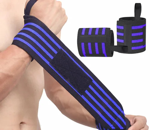 Vista 9 de SUJAYU Muñequeras, Paquete de 2 Férulas de Muñeca Correas de Muñeca para Levantamiento de Pesas, Correas de Muñeca Correas de Levantamiento Pesas