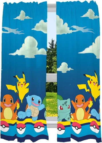 Vista 7 de Franco Juego de cortinas para habitación de niños, 82 x 63 pulgadas, Batman