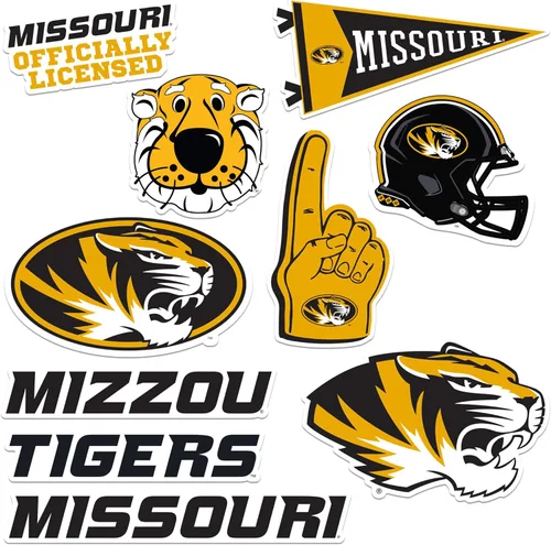 Vista 50 de American University Paquete Variado de 10 Calcomanías Grandes de Vinilo de Lujo - Laptop, Botella de Agua, Scrapbooking, Tableta, Monopatín