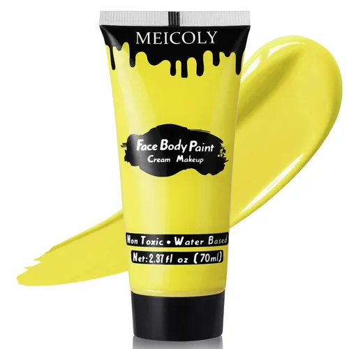 Vista 22 de MEICOLY Pintura Corporal Verde para Cara, Rellenos de Calcetines de Navidad, Pintura Corporal Verde para Maquillaje de Bruja SFX de Halloween