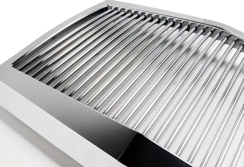 Vista 2 de Parrilla frontal vertical cromada ABS para Chrysler 300 300C 2005-2010 (diseño estilo Rolls Royce Phantom) (2-FG-CS3005-VS-CH-1)