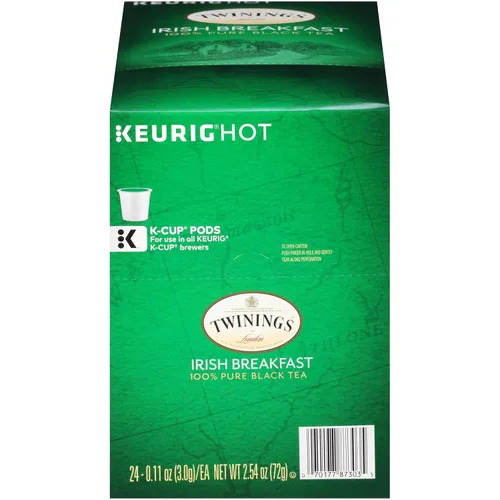 Vista 4 de Twinings de Londres Té de desayuno irlandés K-Cups para Keurig, 24 unidades (Paquete de 4)