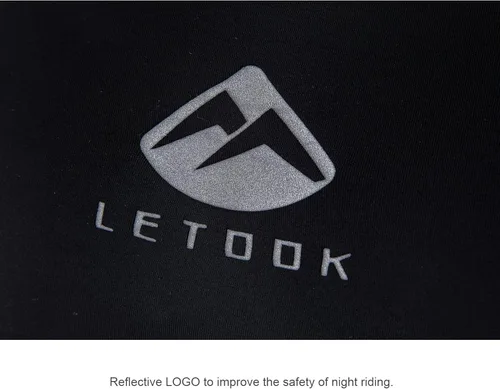 Vista 6 de Letook Pantalones cortos de ciclismo para hombre, acolchados de gel, cómodos, profesionales, de secado rápido