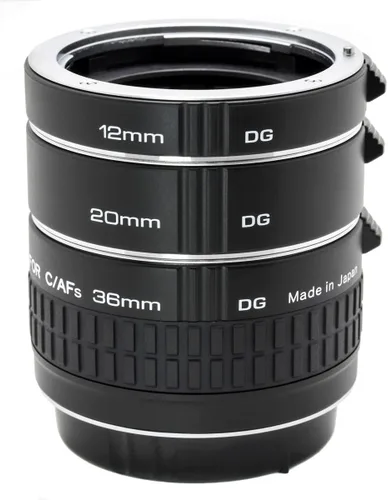 Kenko Juego de tubos de extensión automática DG para lentes Canon EOS A-EXTUBEDG-C