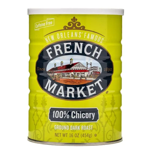 Vista 11 de French Market Coffee & Chicory - Café molido tostado medio oscuro, lata de 12 onzas (paquete de 1)