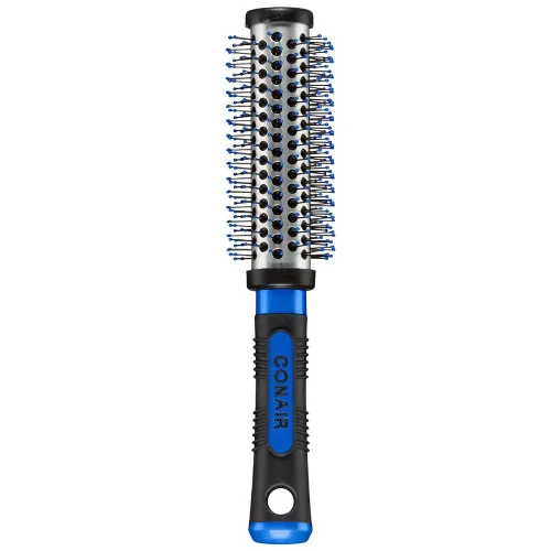 Conair Salon Results Cepillo para Secado - Cepillo redondo para secador de pelo - Cerdas metálicas - Ideal para longitudes de cabello más cortas