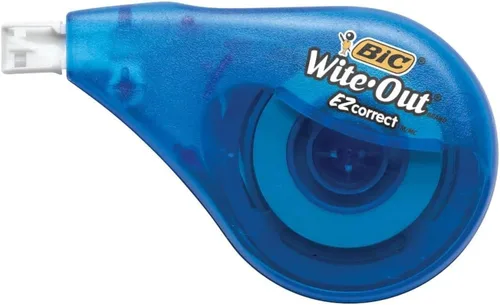Vista 8 de BIC White Out - Cinta correctora EZ Correct dispensadora transparente, resistente a desgarros, 39.3 pies cada uno, paquete de 7