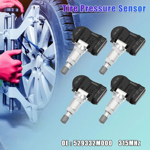 Vista 2 de X AUTOHAUX 4 unids 529332M000 Sistema de Monitoreo de Presión de Neumáticos Sensor TPMS Sensor 315MHz para Hyundai Accent Sonata