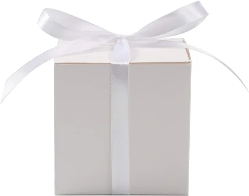 Vista 5 de COTOPHER 60 cajas de regalo pequeñas, cajas de regalo de 2 x 2 x 2 pulgadas, cajas de regalo de papel con cintas, caja de dulces para regalos