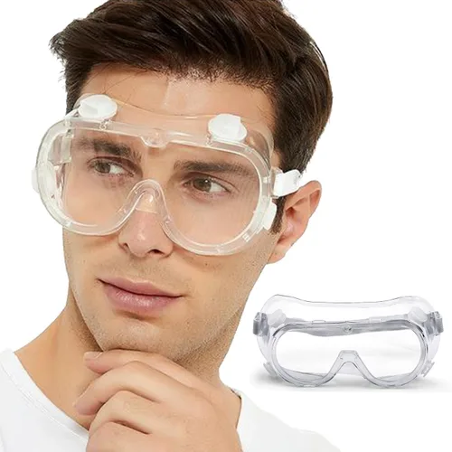 Vista 7 de Gafas de protección ajustables para pestañas y cejas, protectores de ducha, protectores para ojos post-LASIK, diseño compatible con gafas