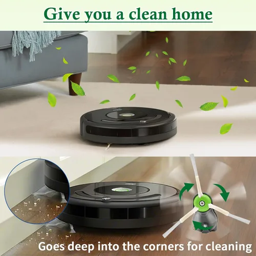 Vista 6 de ilovelife Pieza de módulo de motor de cepillo lateral de repuesto compatible con iRobot Roomba E6 E5 i7 500 600 700 800 900 Series – Accesorio